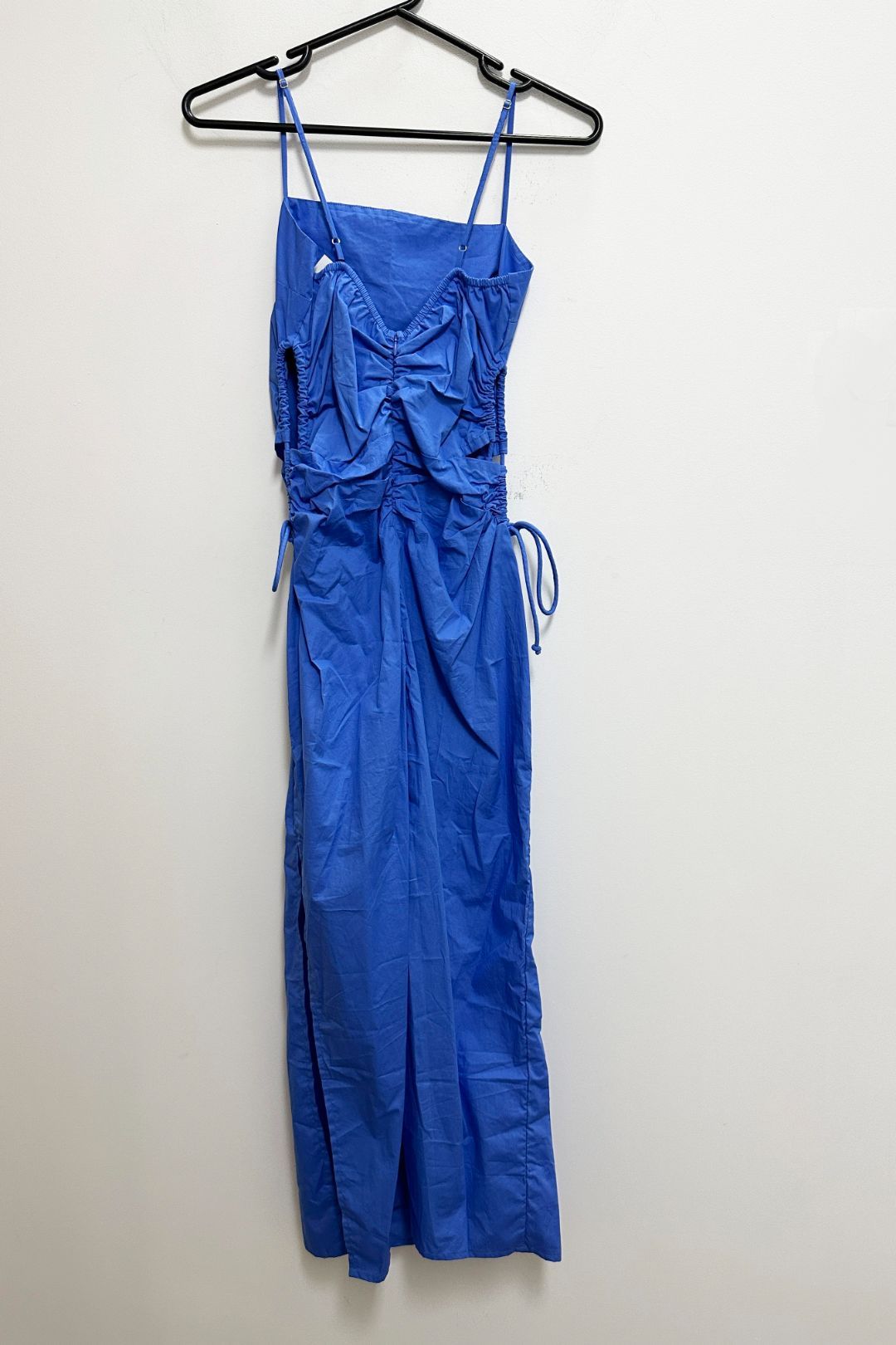 Faithfull Beatriz Cut-out Midi Dress in Blue