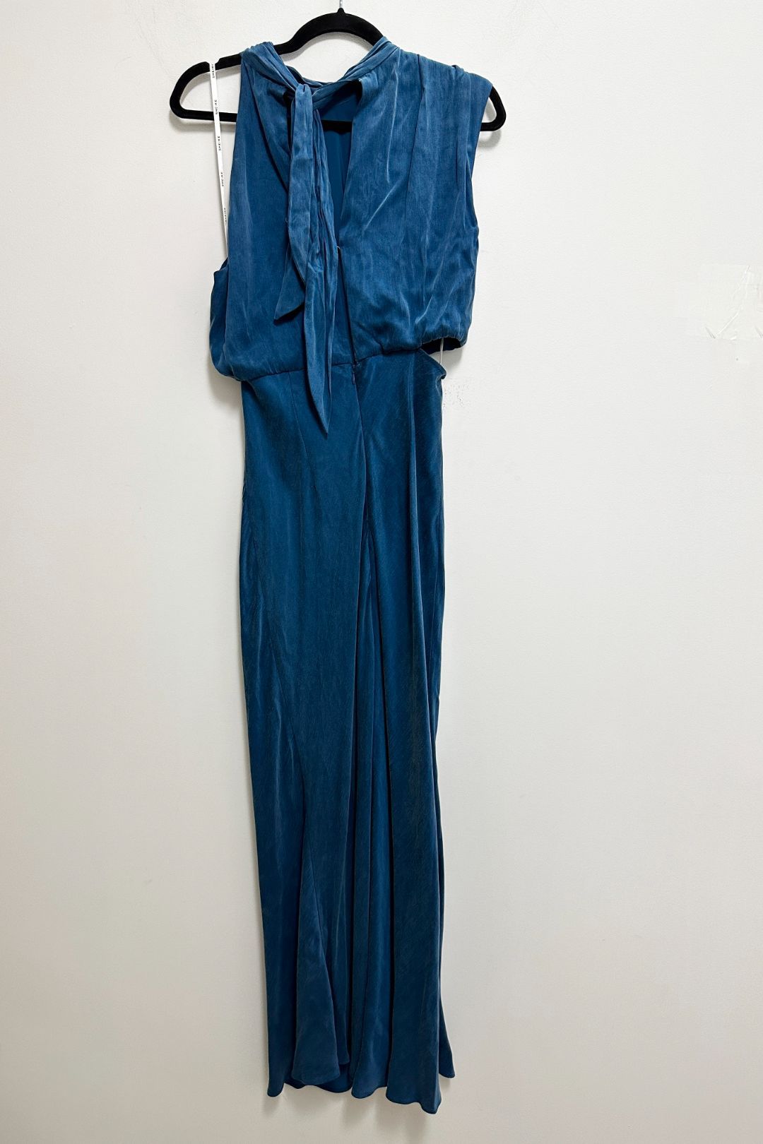 Buy Halter Neck Park Avenue Midi Dress in Blue | Sheike | GlamCorner