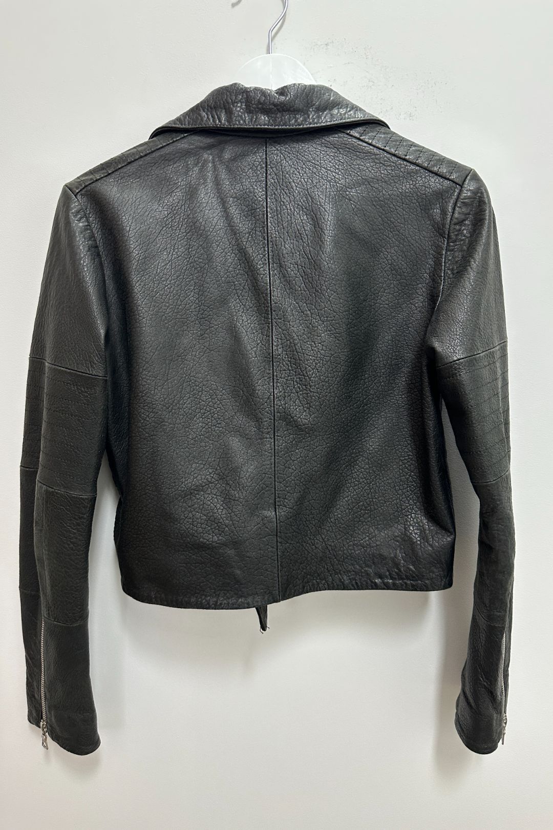 BLACK MOTO LEATHER JACKET