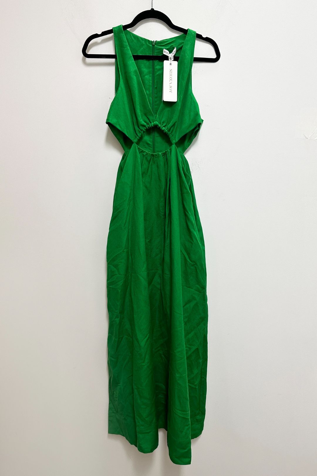 white christmas dresses Taleah Cut Out Maxi Dress Green| Beginning Boutique US 6 main image 1