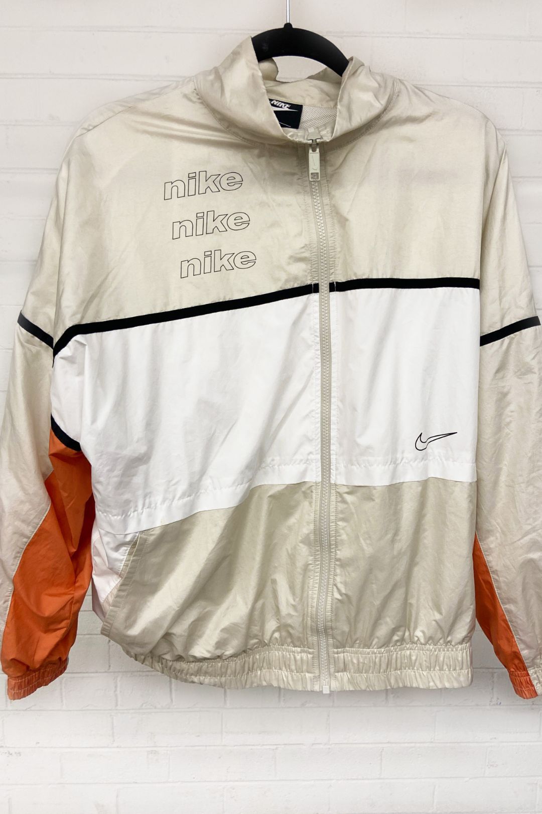 Nike Stand Collar Windbreaker Jacket in Multi