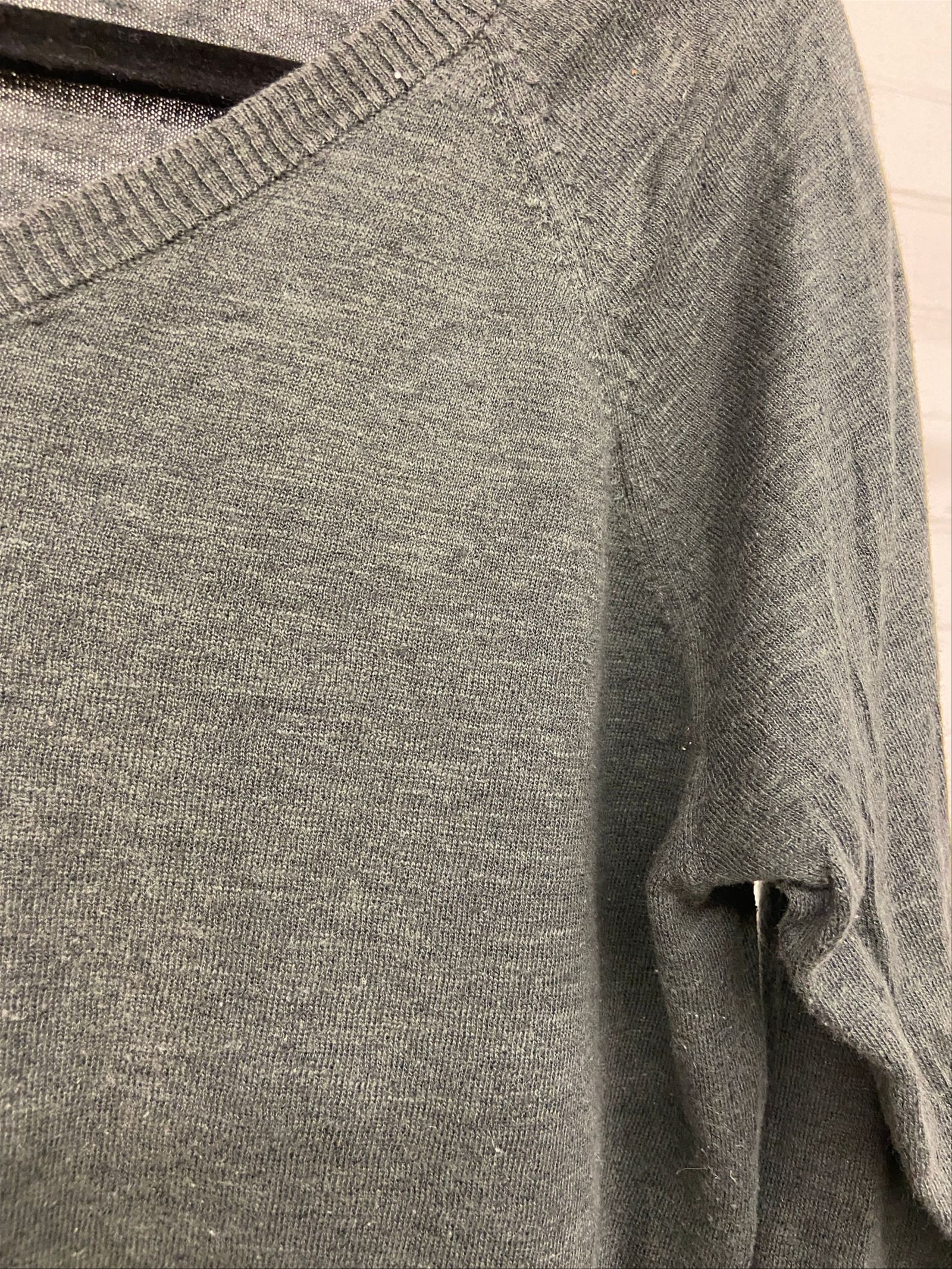 Sass and Bide Moda V Neck Knit Top in Grey