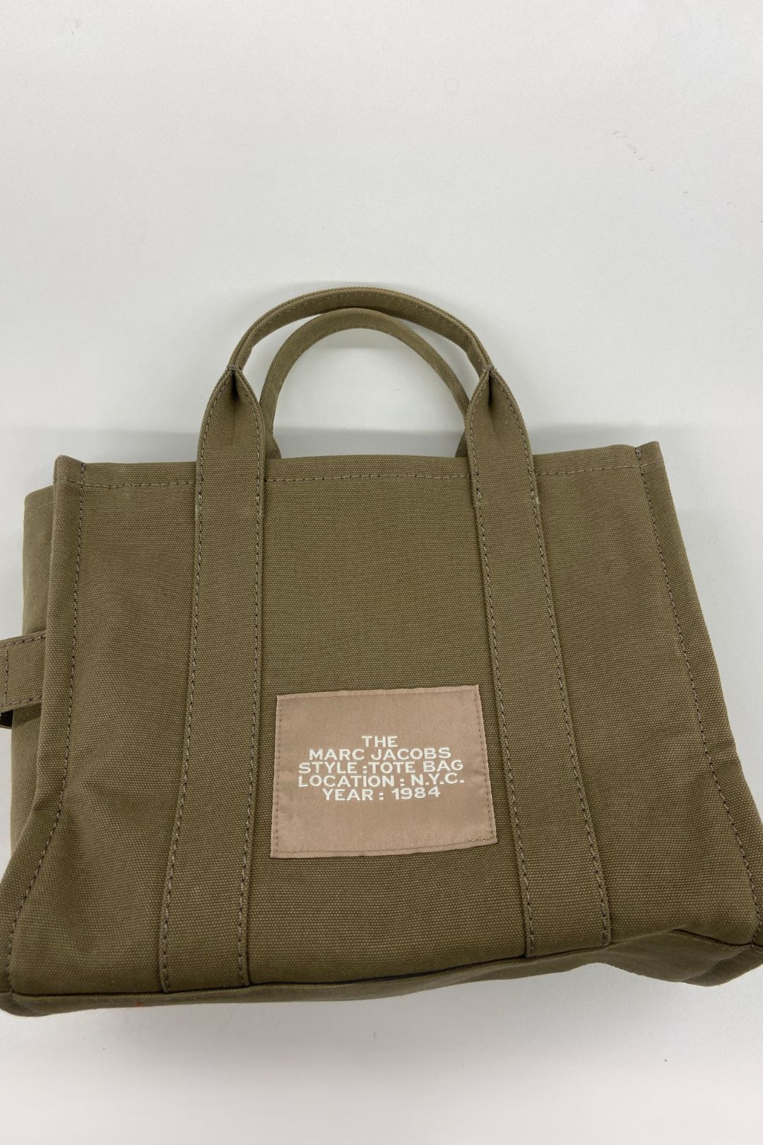 Small Traveler Tote Bag in Slate Green