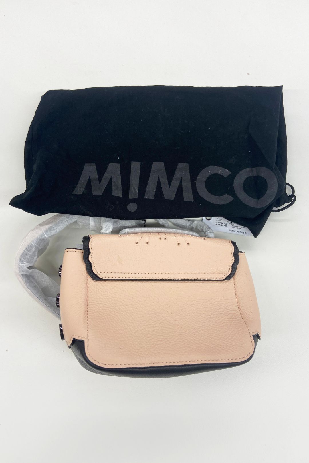 Mimco in Flutter Mini Hip Bag in Taupe