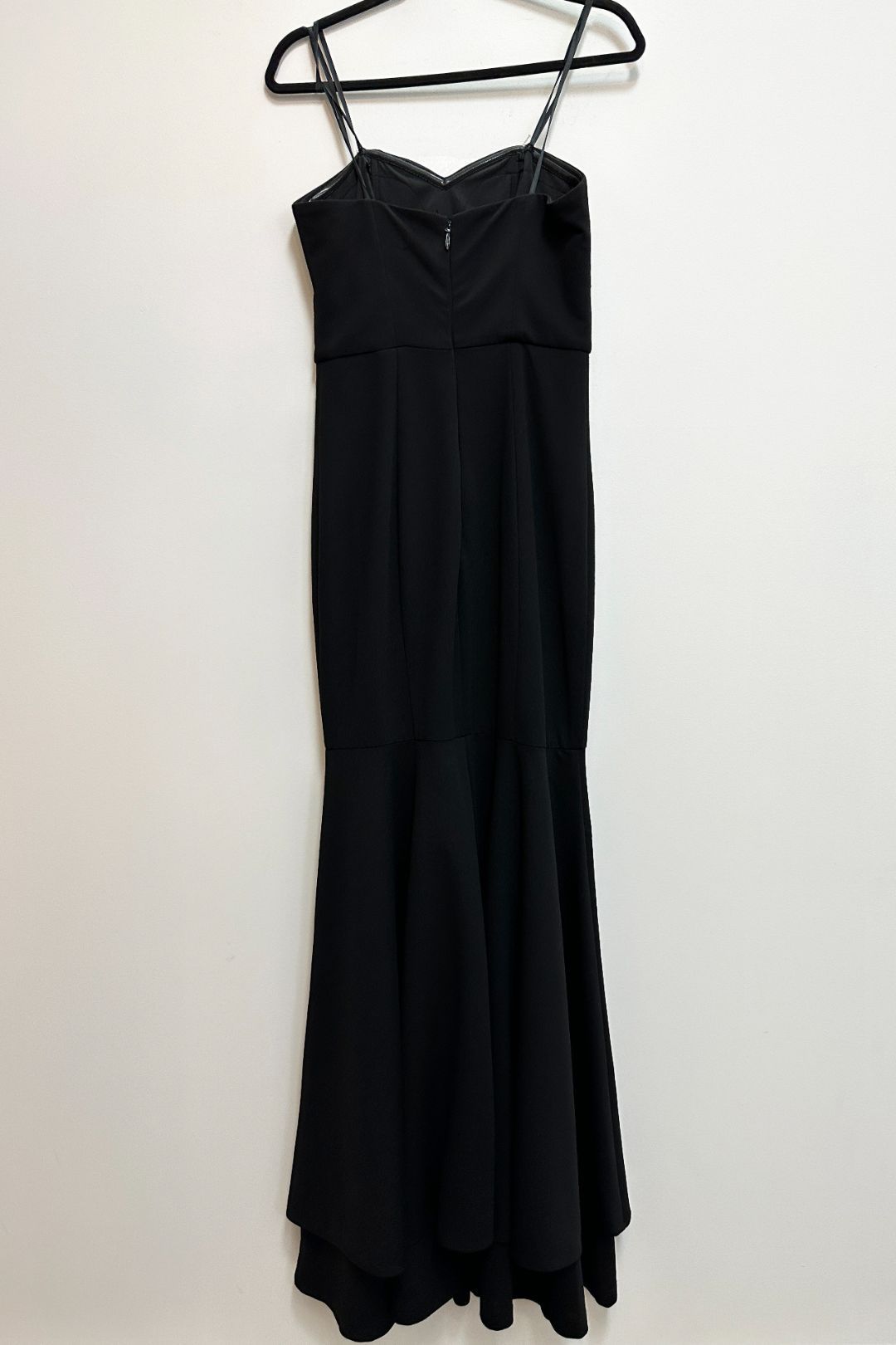 Bariano Bandeau Fishtail Bodycon Dress in Black