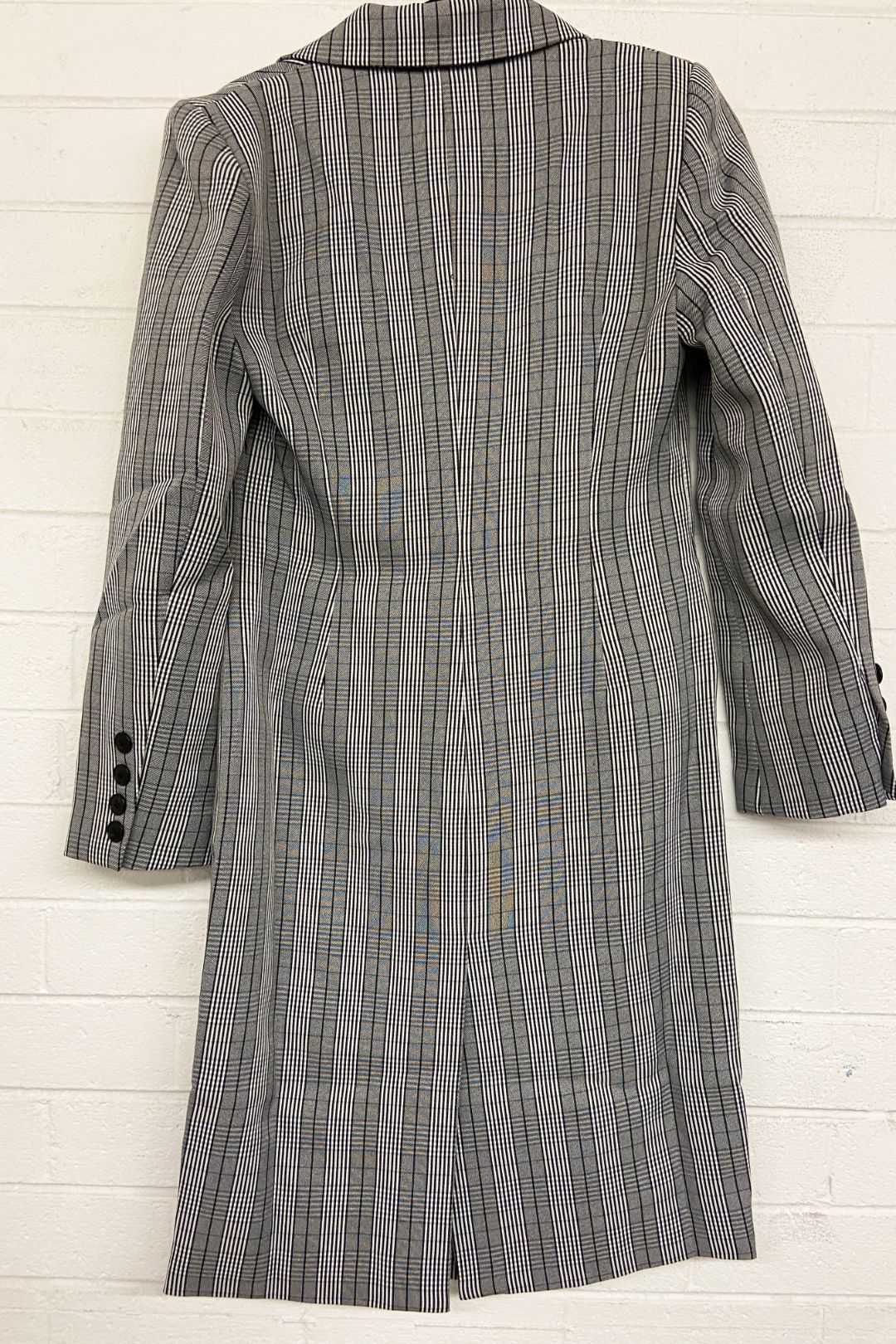 Mossman Duchess Coat in Monochrome Check