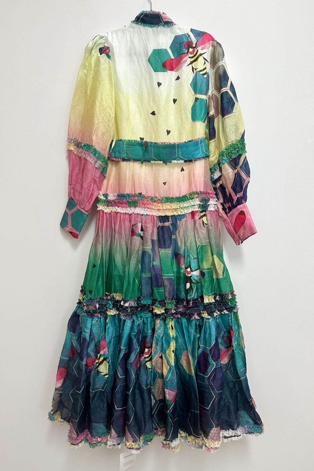 Mackenzie Mode Queen Bee Colorful Tiered Maxi Dress