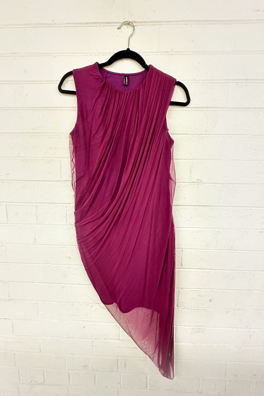 Asymmetric Purple Cocktail Dress