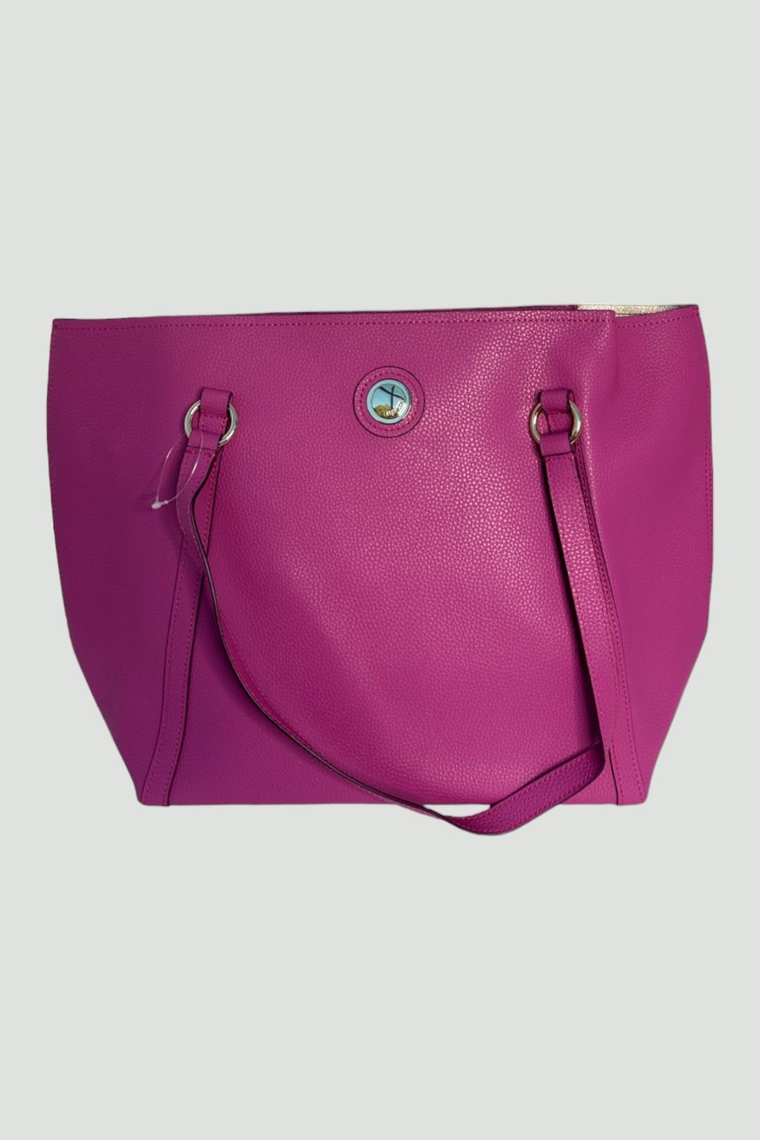 Barbie Fuchsia Leather Tote Bag