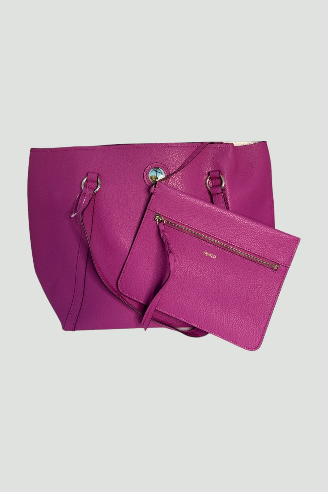 Barbie Fuchsia Leather Tote Bag