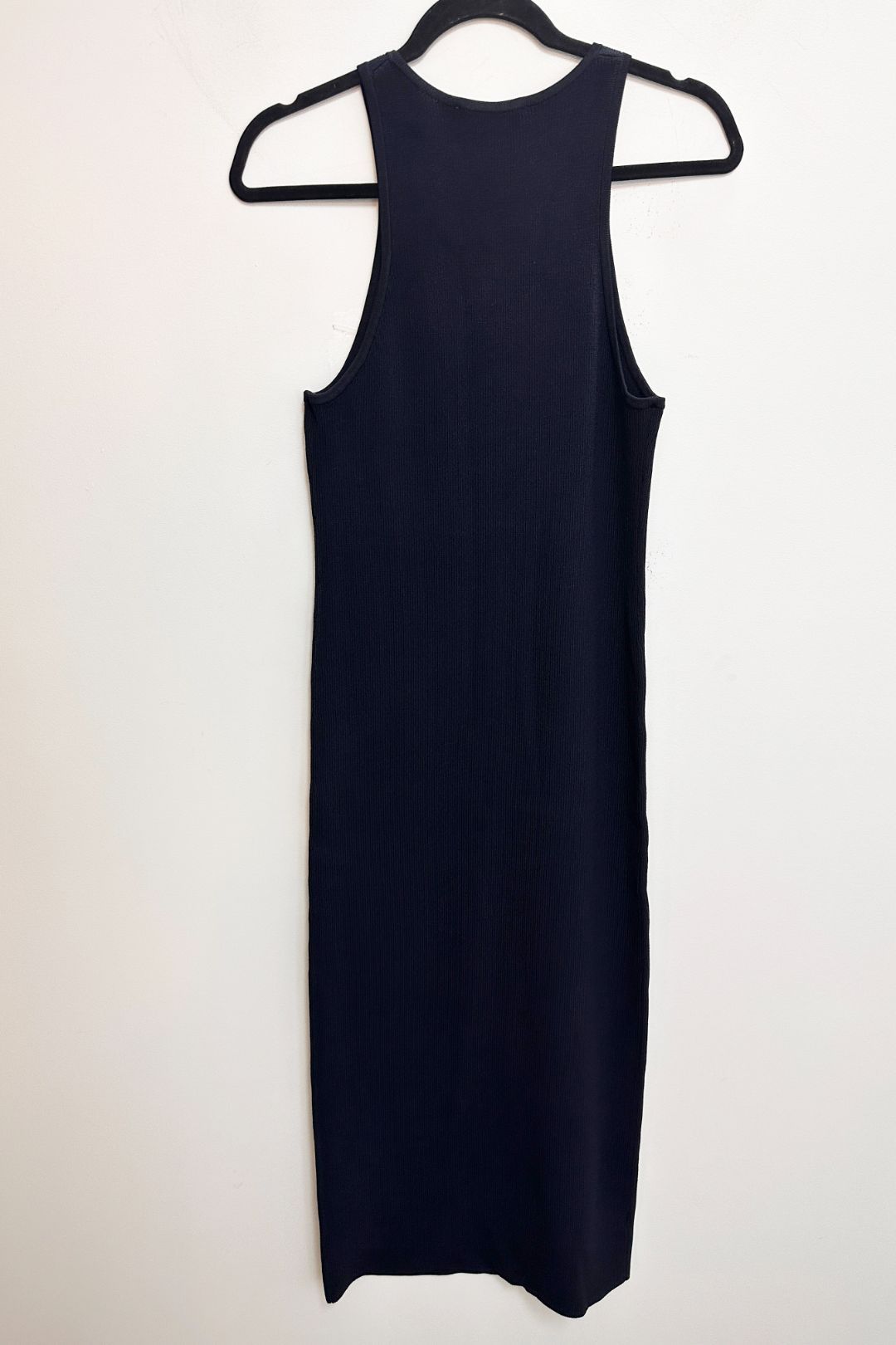 Country Road - Knit Tank Midi Dress in Black