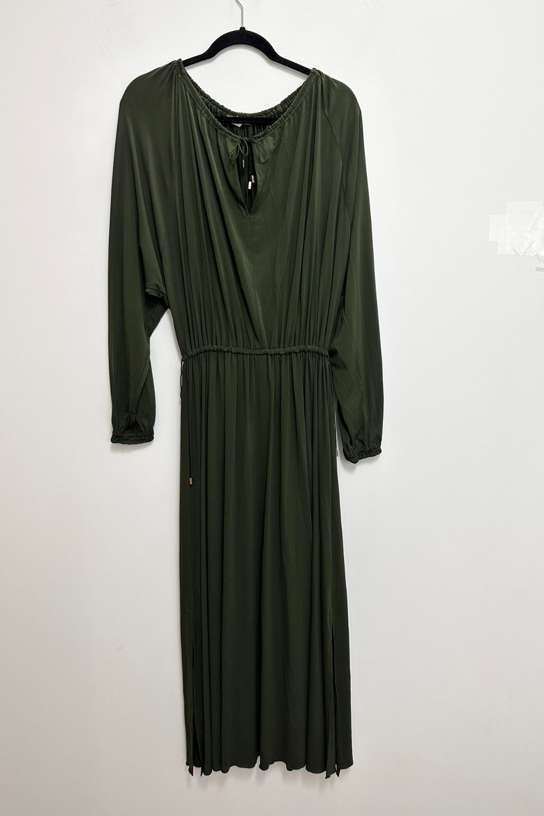 Buy Waist Tie Dress in Dark Green | Country Road | GlamCorner