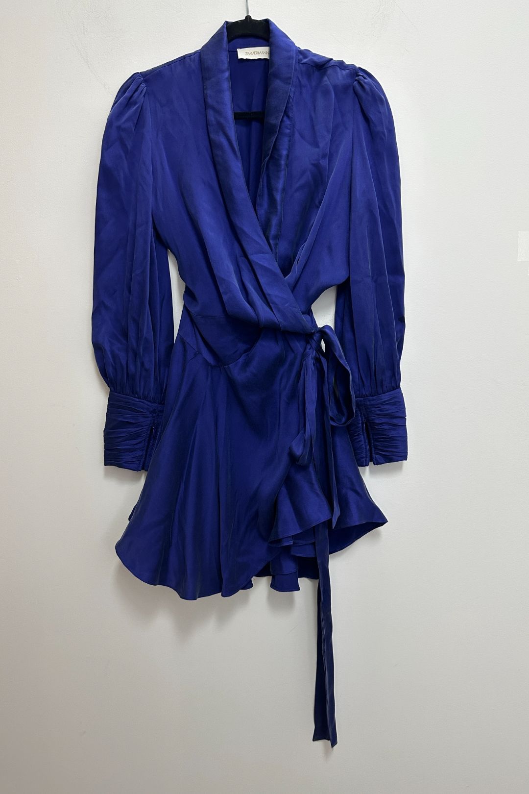 D.Exterior Cobalt Blue Silk Wrap 48715 main image 1