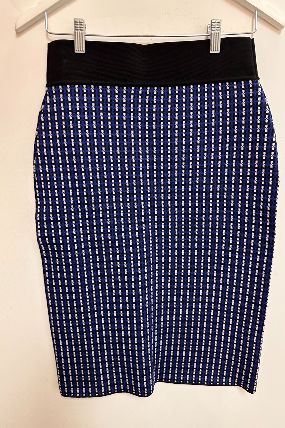 Country Road Compact Crepe Patterned Knit Skirt