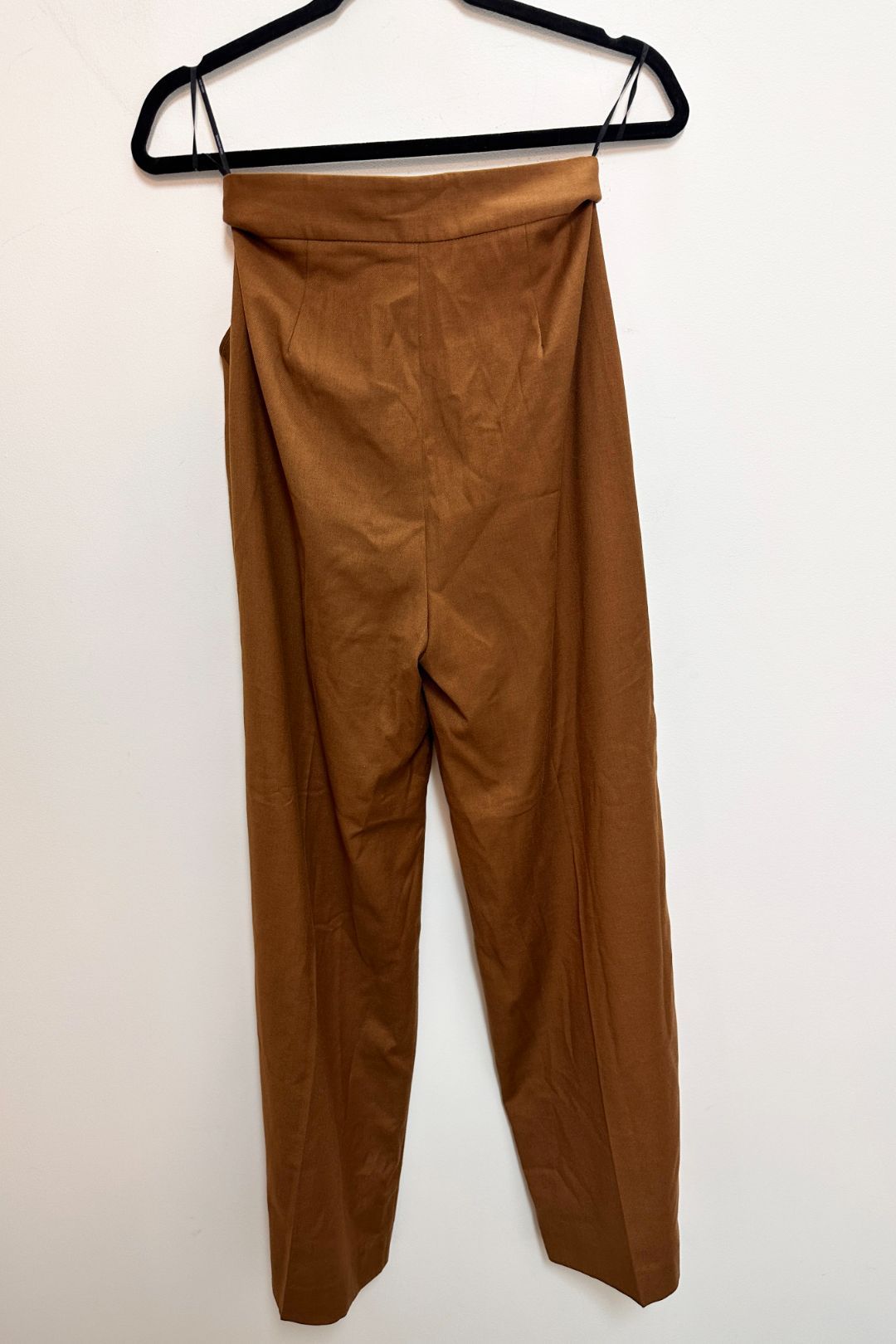 Seed Heritage Wide Leg Suit Pants in Brown