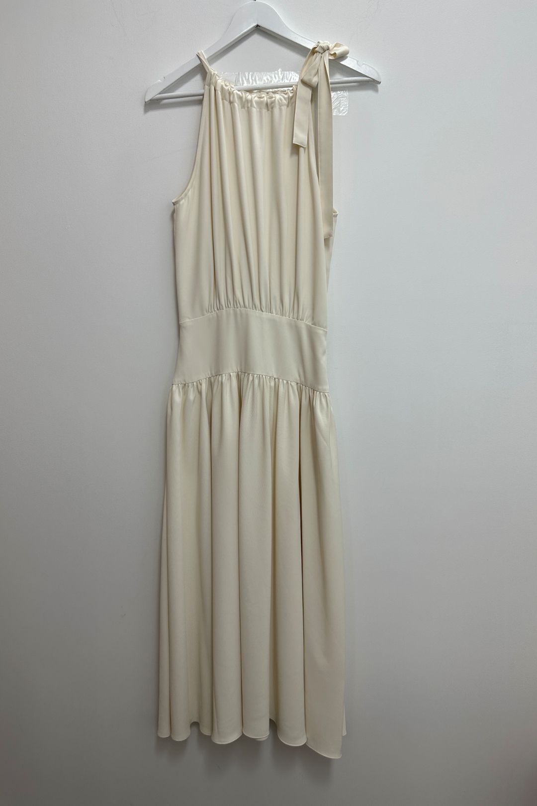 Zimmermann Ivory Sleeveless Midi Dress