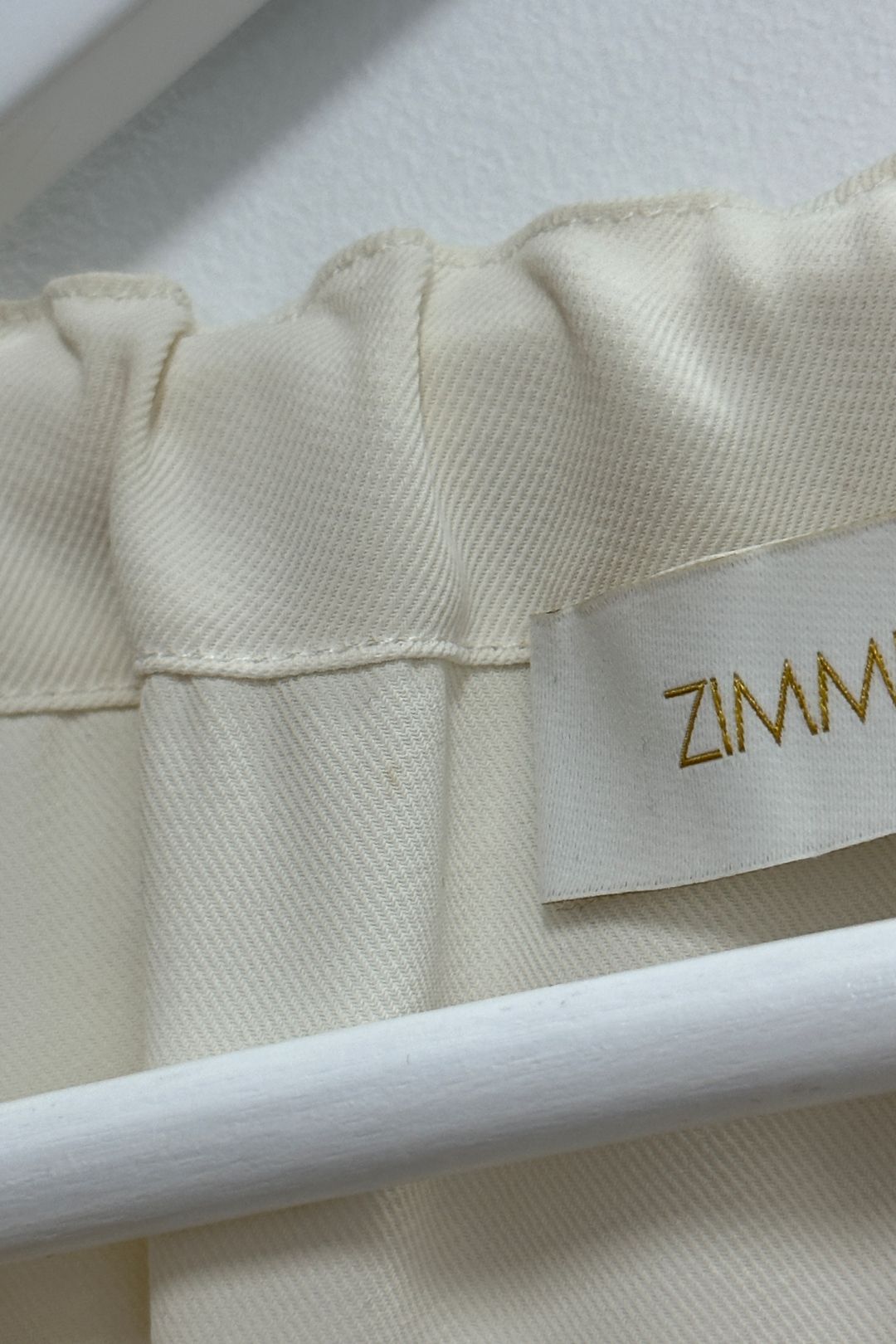 Zimmermann Ivory Sleeveless Midi Dress