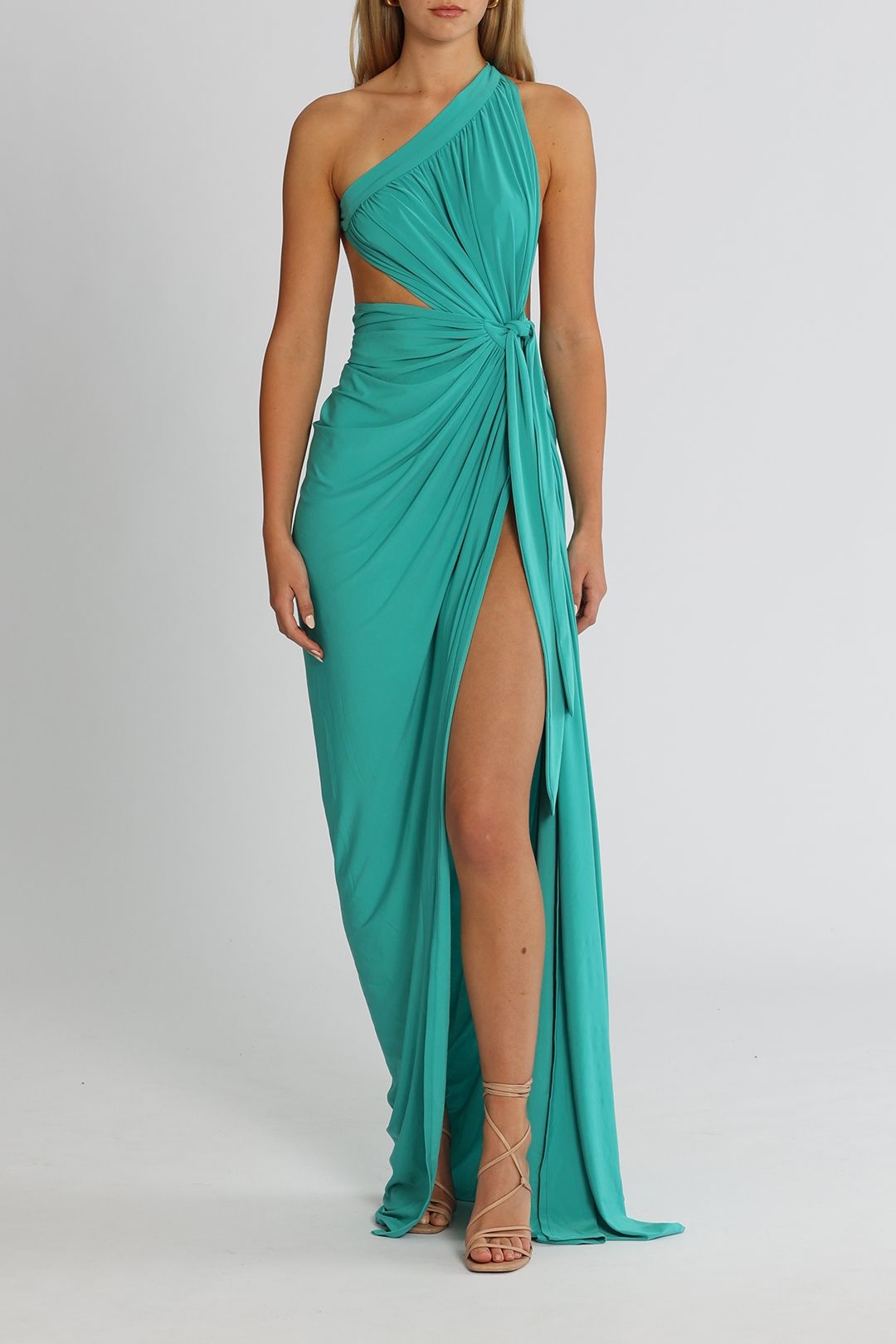 J. Angelique Disa Gown Teal Green