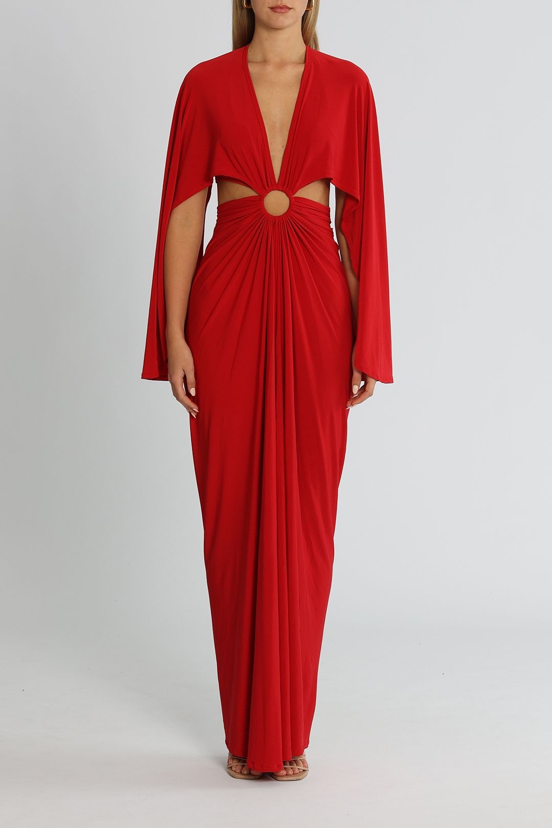 Hire Selena Gown - Red | J. Angelique | GlamCorner