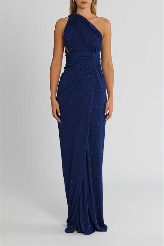 leset lauren maxi dress LESET Lauren Turtleneck Maxi Dress in Black in Jersey Black / M