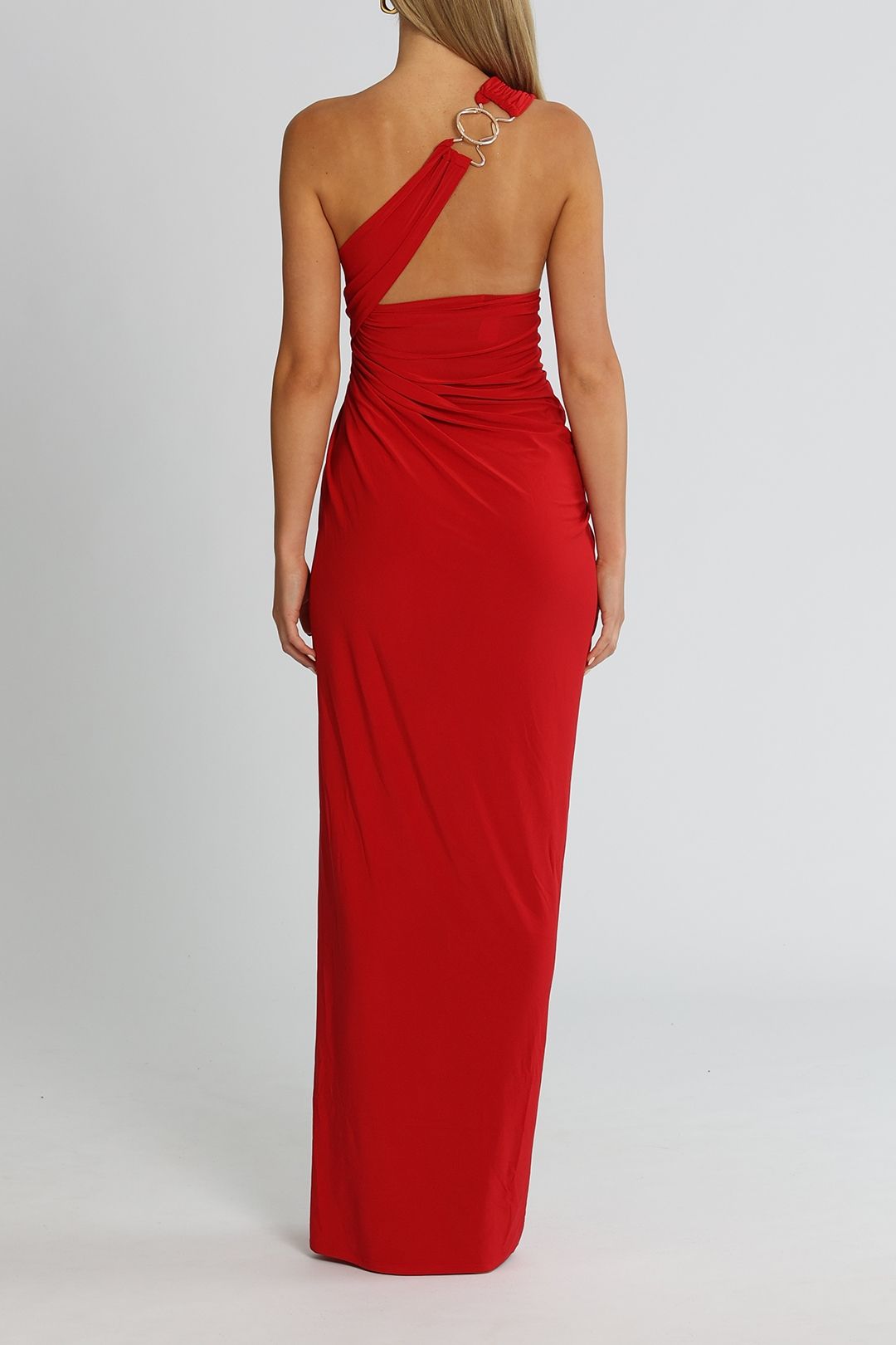 J. Angelique Valeria Gown Red Backless