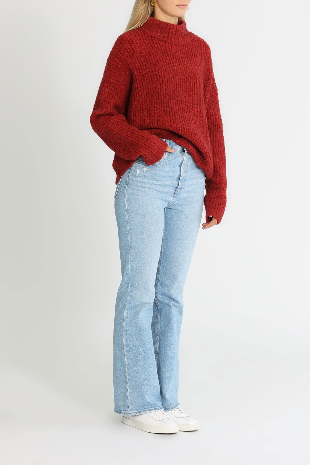 JAC + JACK - Essa Turtleneck Sweater Xo High Neck