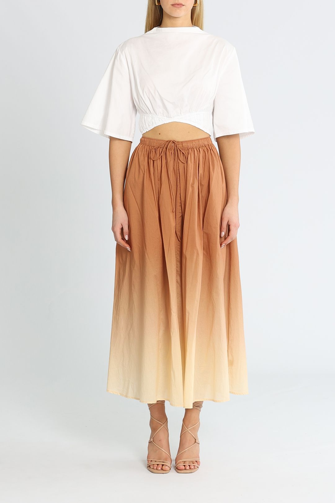 Ombre online maxi skirt