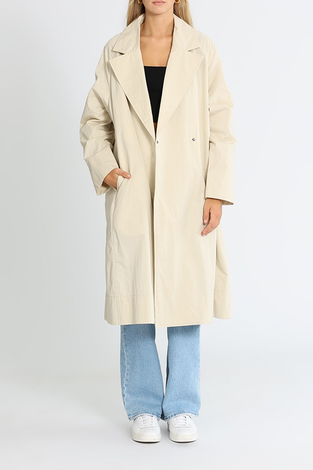 JAC + JACK Orwell Cotton Coat Natural