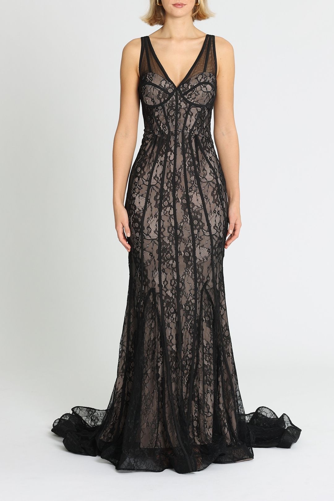 Antonella Gown in Black by Jadore for Hire | GlamCorner
