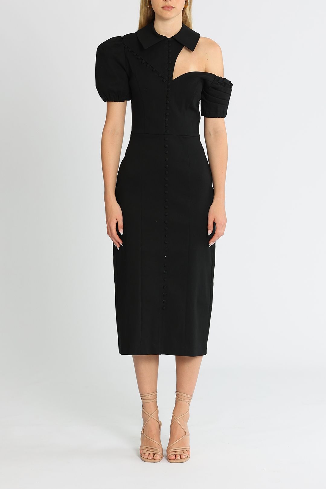 Hire Not So Preppy Dress Black Jafrie by R GlamCorner