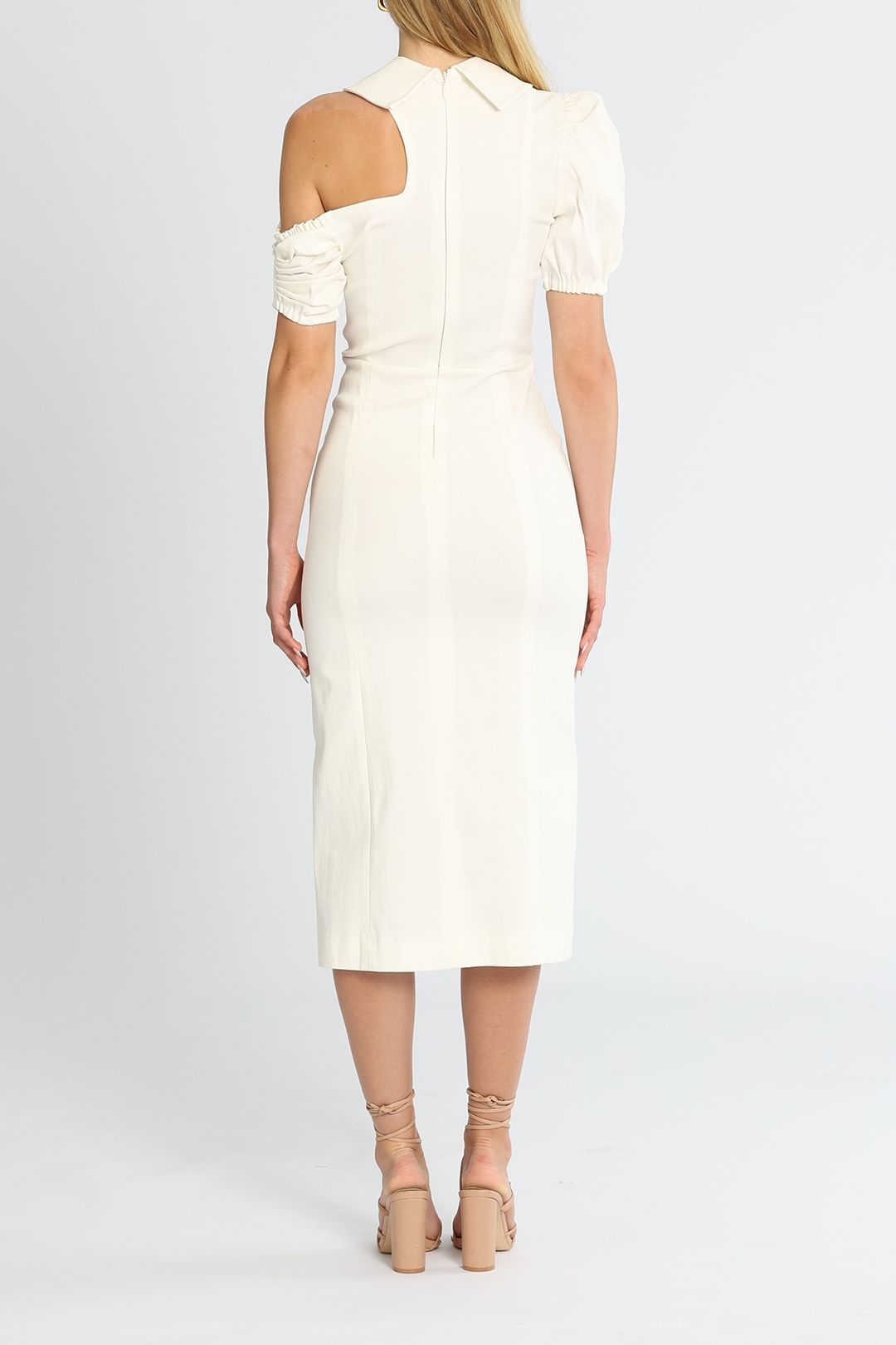 Jafrie by R Not So Preppy Dress White Cutout