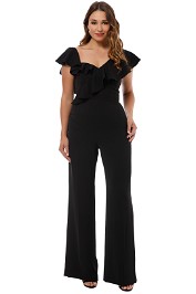 Jay Godfrey - Bekele Jumpsuit - Black - Front