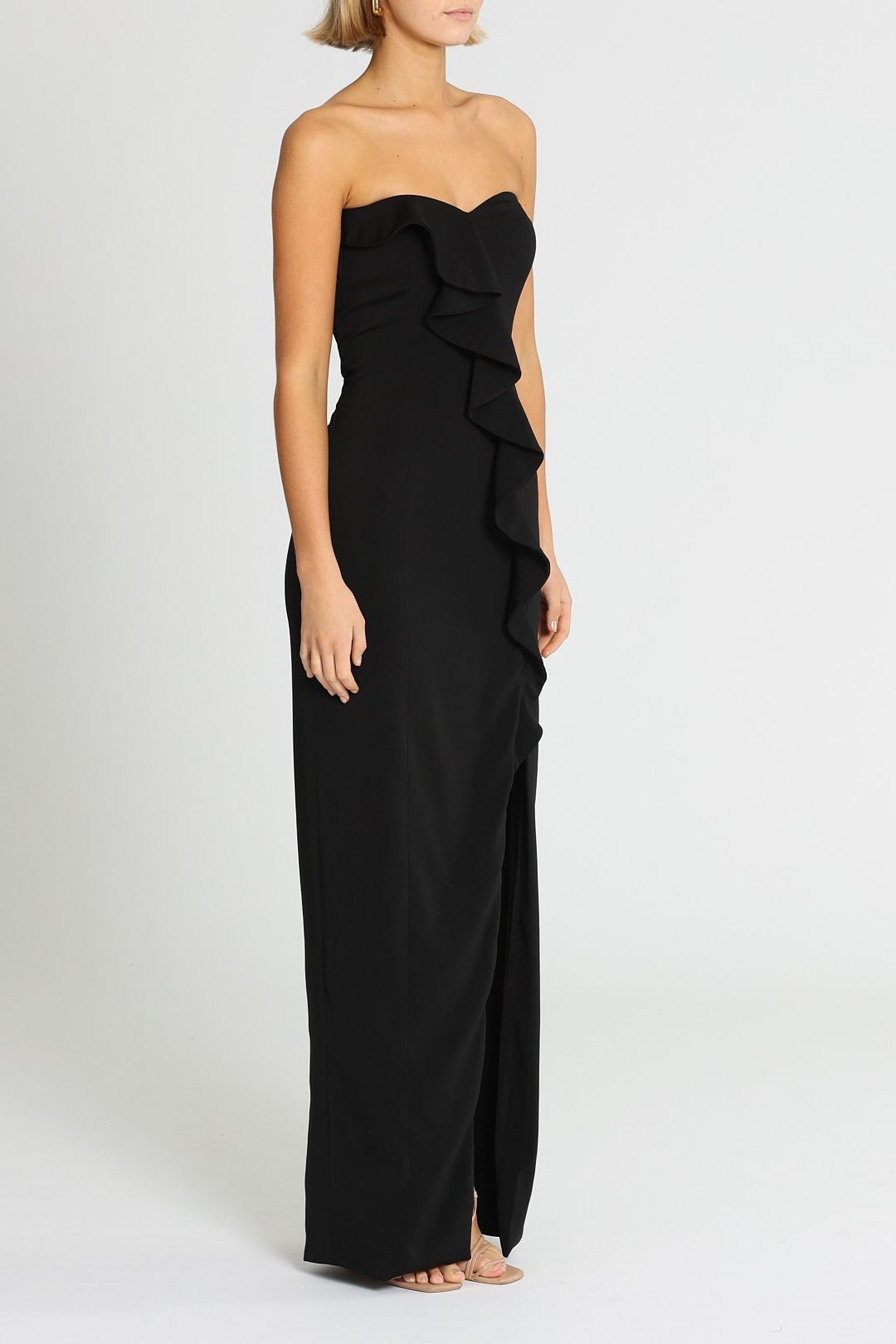 Varys Strapless Ruffle Gown by Jay Godfrey for Hire