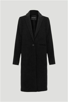 Buy Jessica Crombie Coat in Black Decjuba GlamCorner
