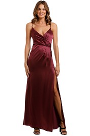 Jill Jill Stuart Slip Gown Burgundy