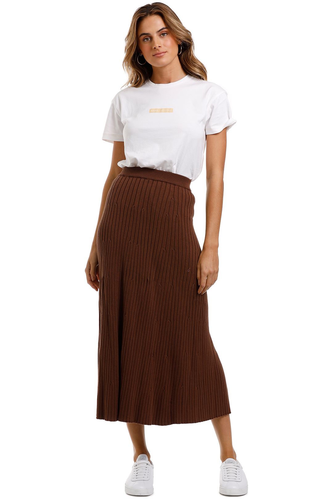 Jillian Boustred Oscar Ribbed Skirt Knit