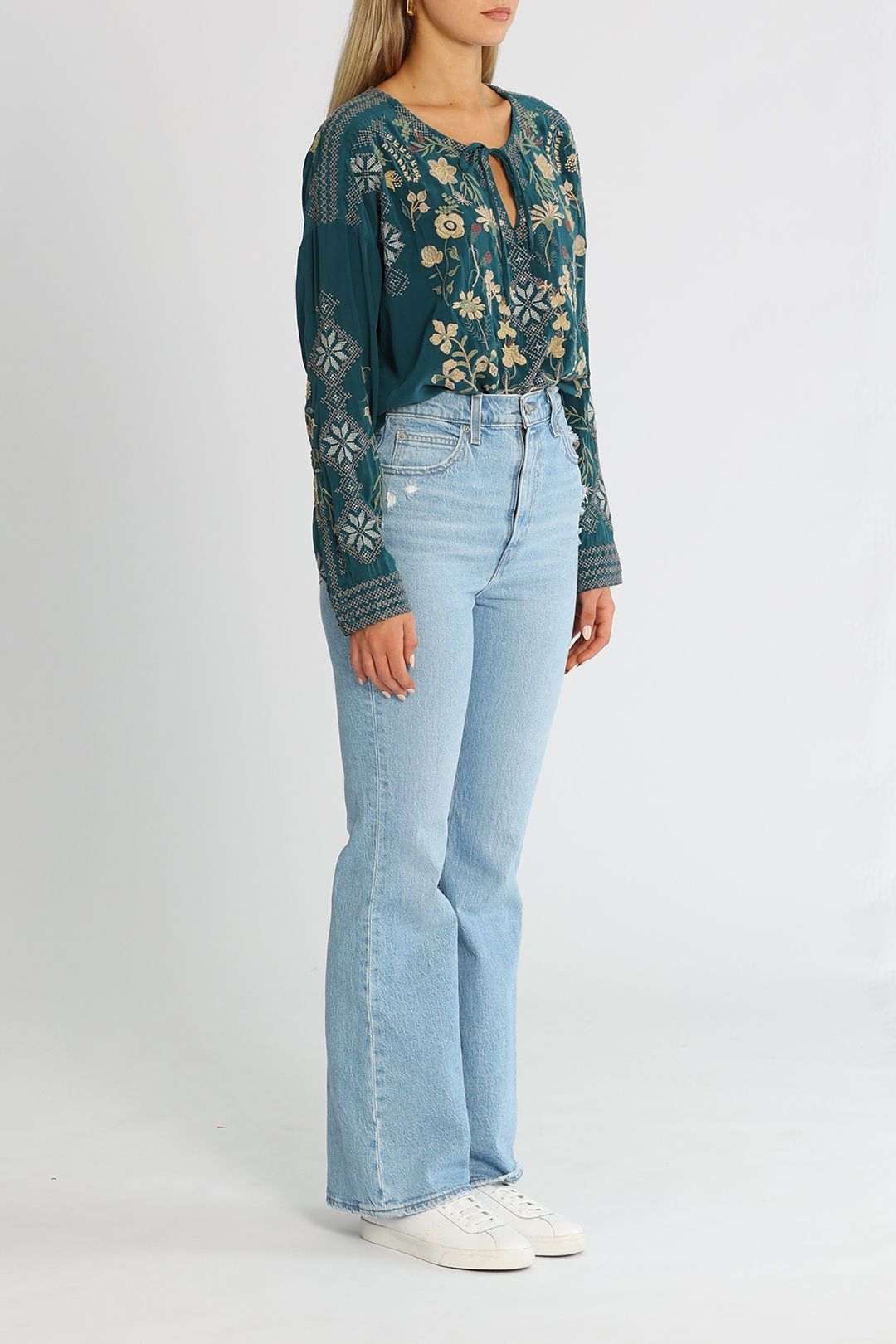 Johnny Was Darlyn Blouse Lakeside Embroidery
