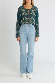 Johnny Was Darlyn Blouse Lakeside Floral