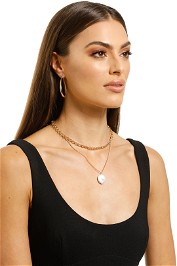 Jolie-and-Deen-Round-Pearl-and-Chain Neck-Product