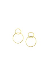 Jolie and Deen - Dale Earrings - Gold - Ghost Front