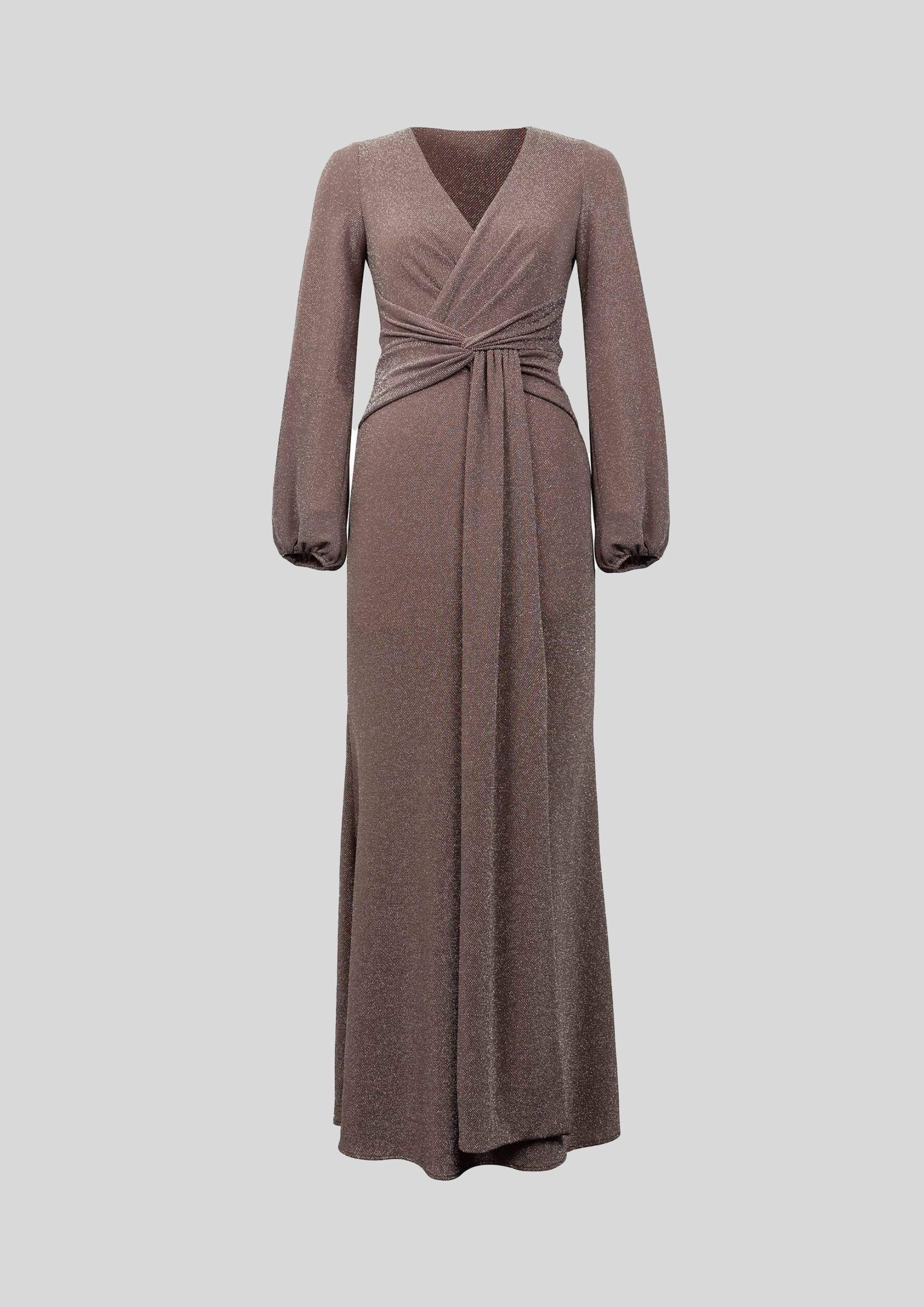 metallic knit midi dress Estelle Metallic Knit Midi Dress