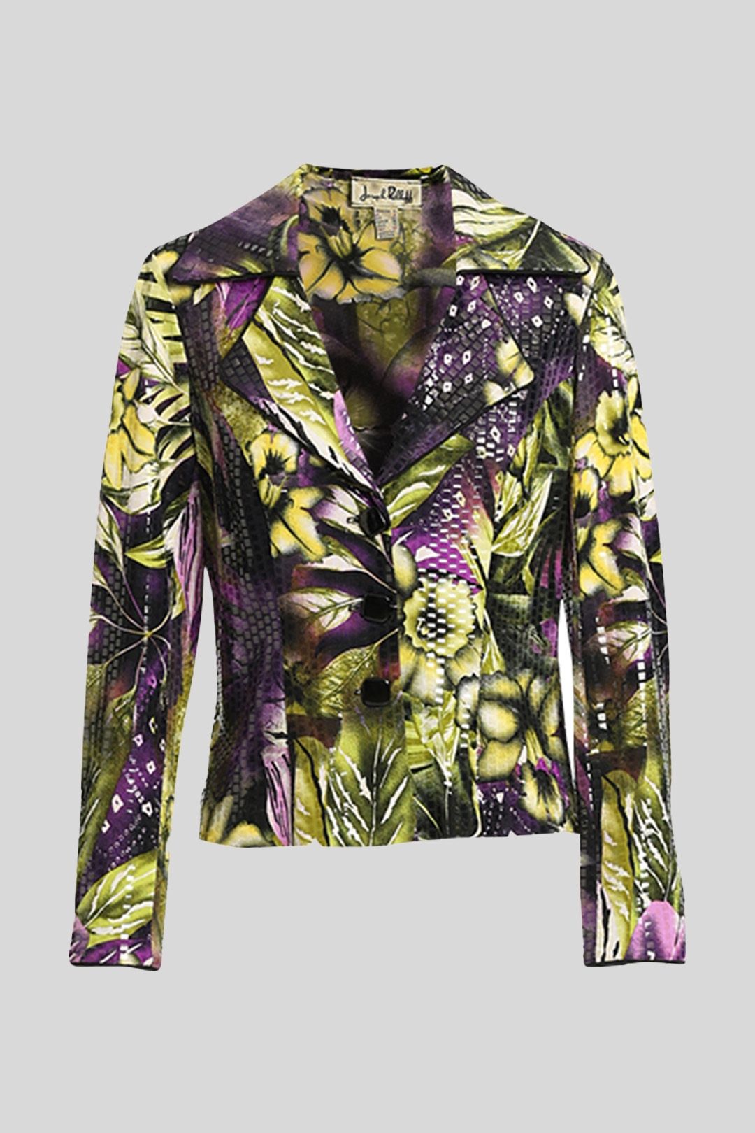 Purple floral jacket outlet
