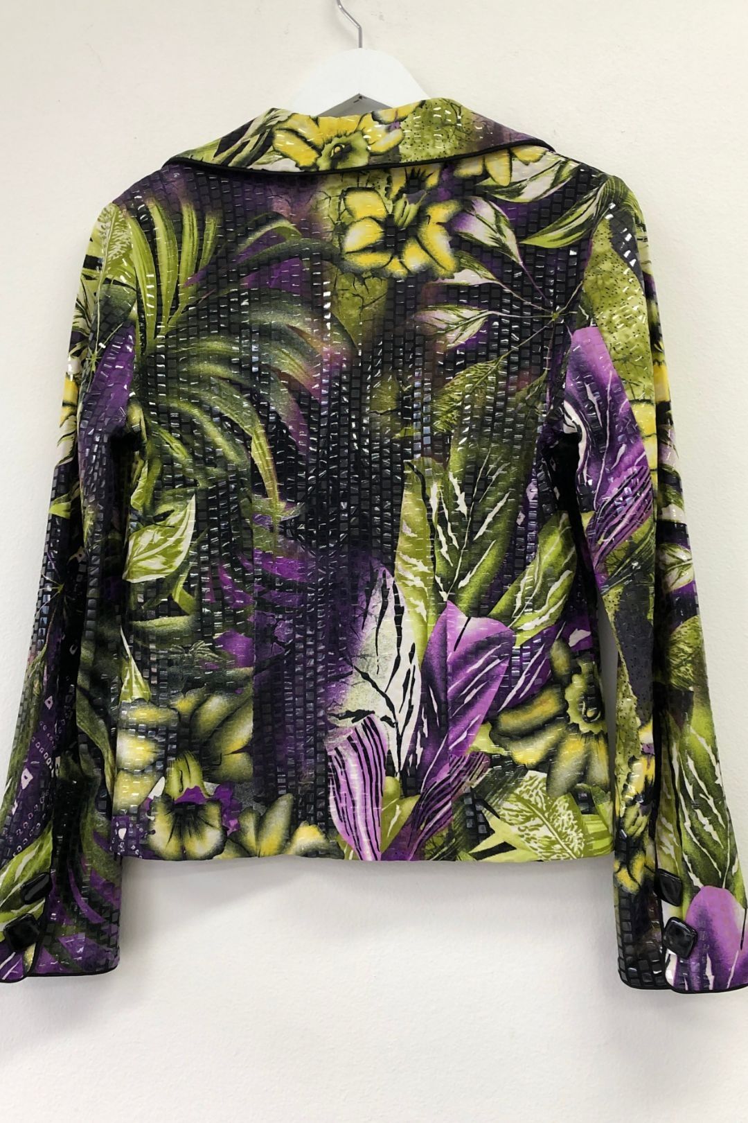 Joseph Ribkoff - Purple & Green Floral Jacket