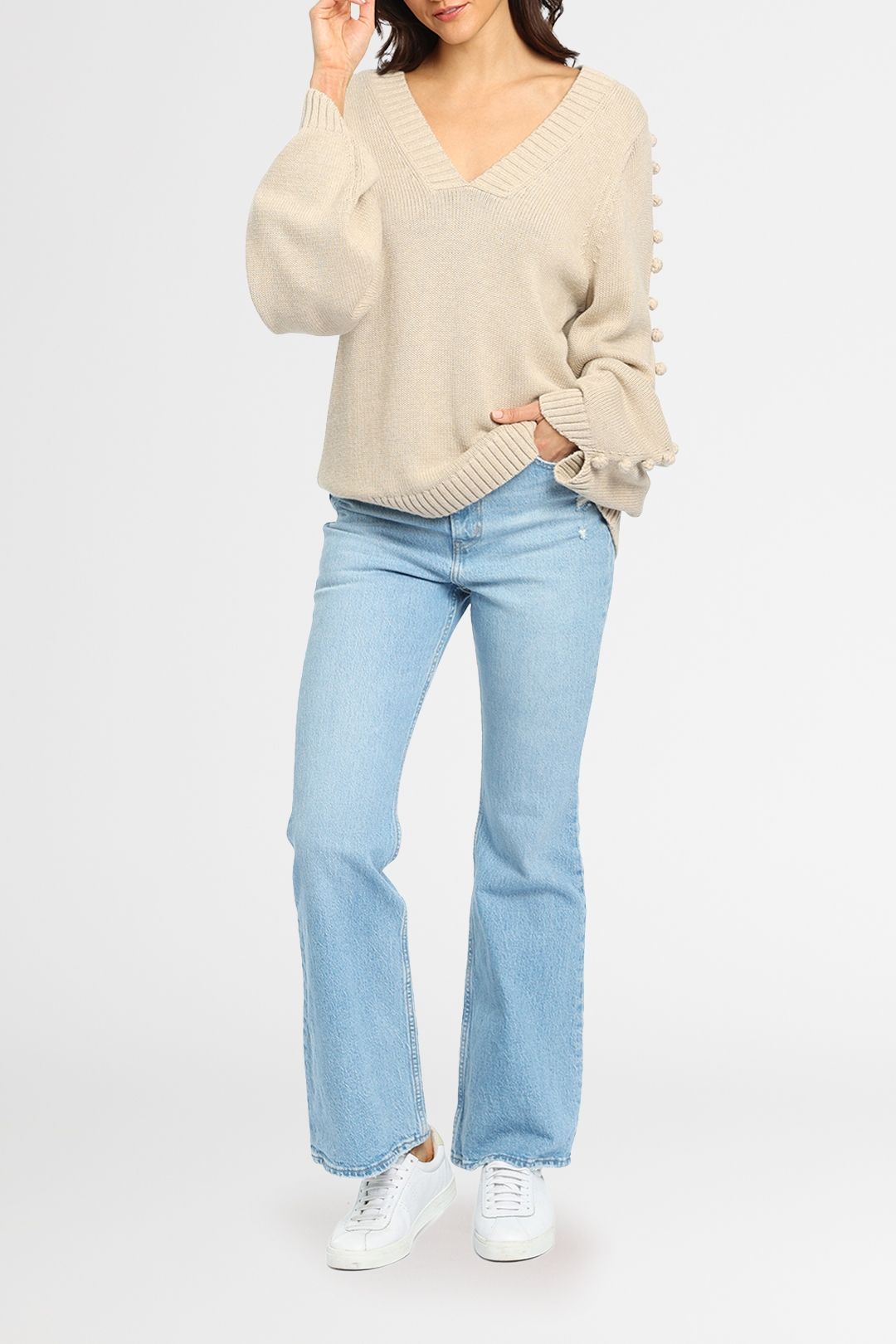 Women's washable cashmere sweater outlet