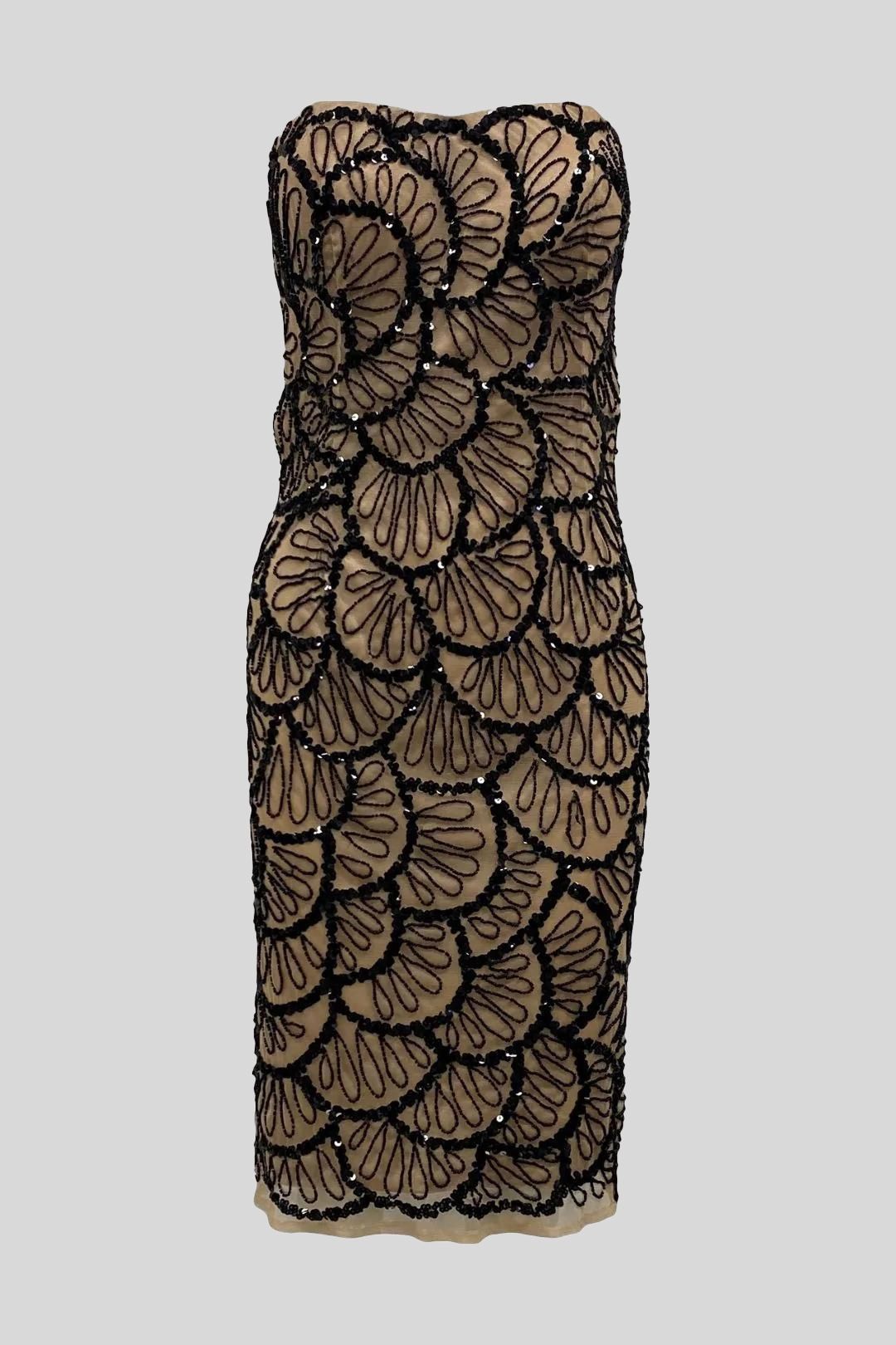 Juliette - Beaded Strapless Dress