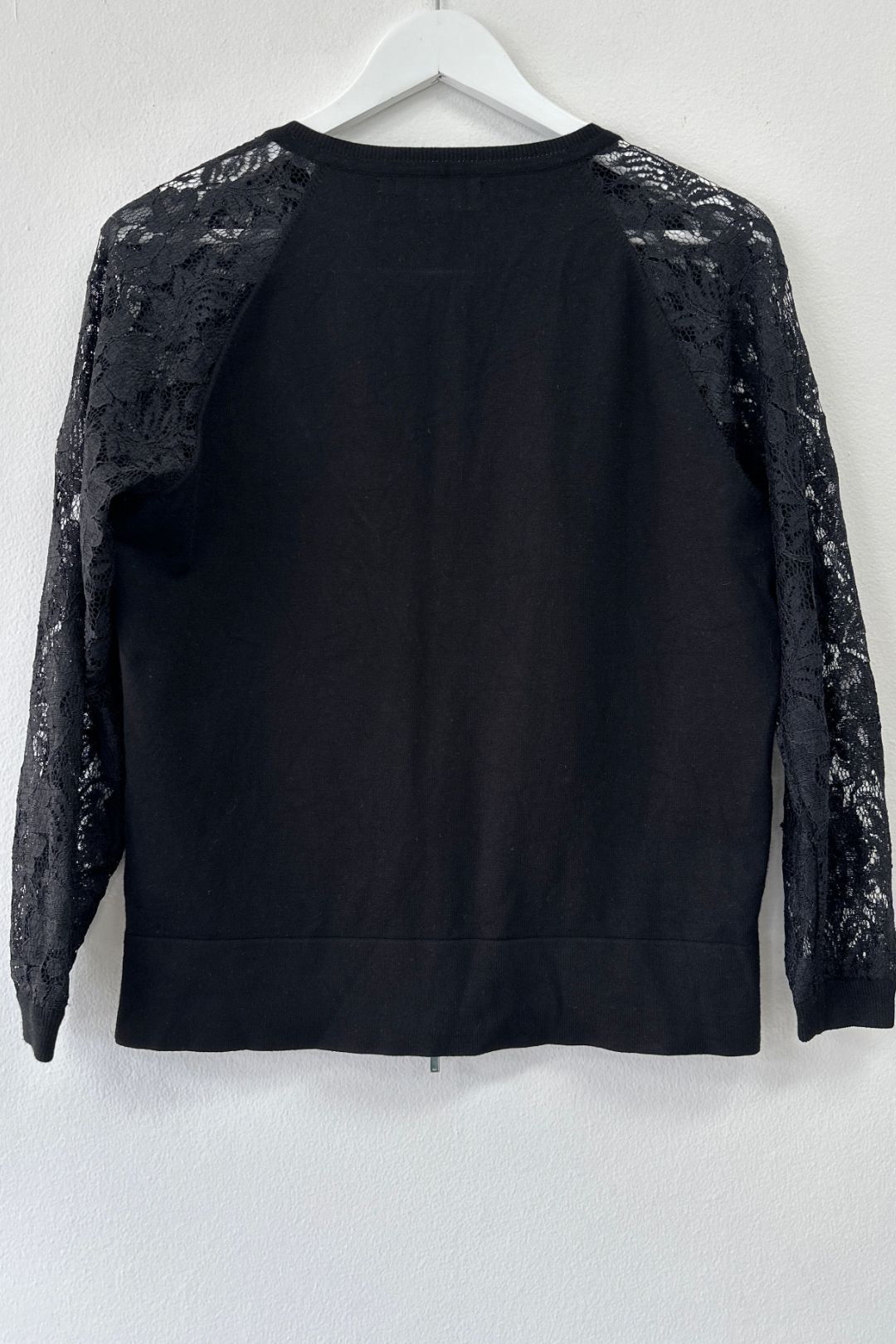 Karen Millen - Black Knitted Lace Cardigan