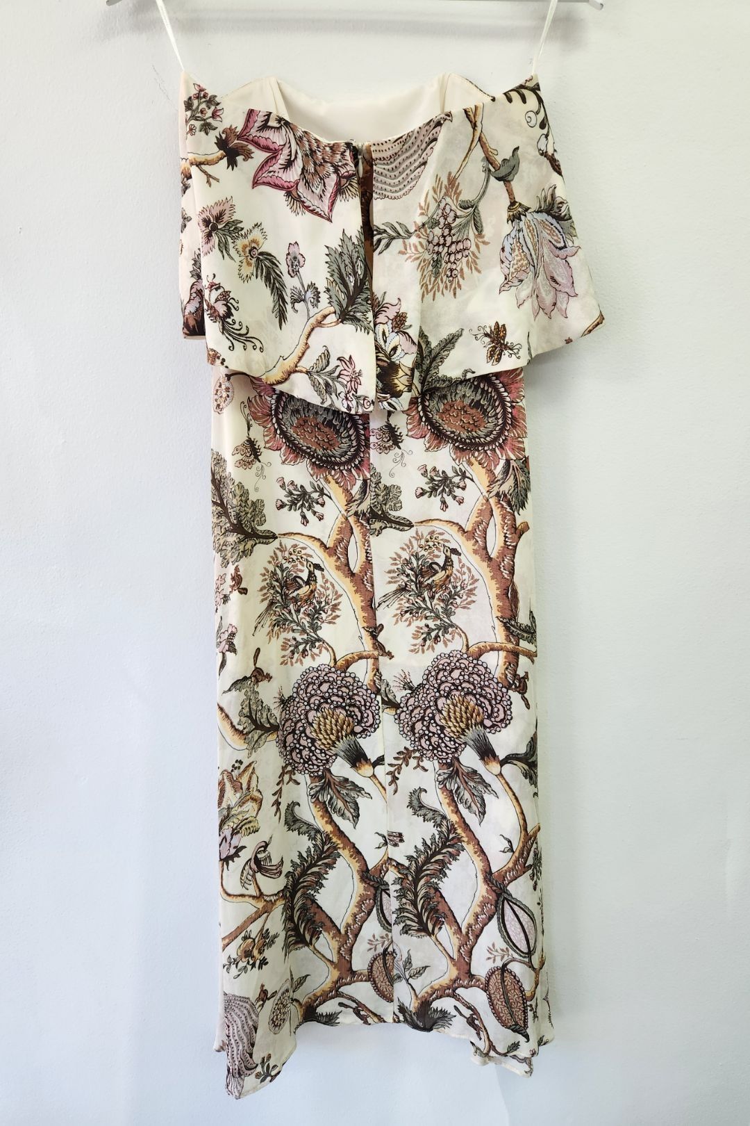 Karmic Flounce Midi Dress in Indienne Floral