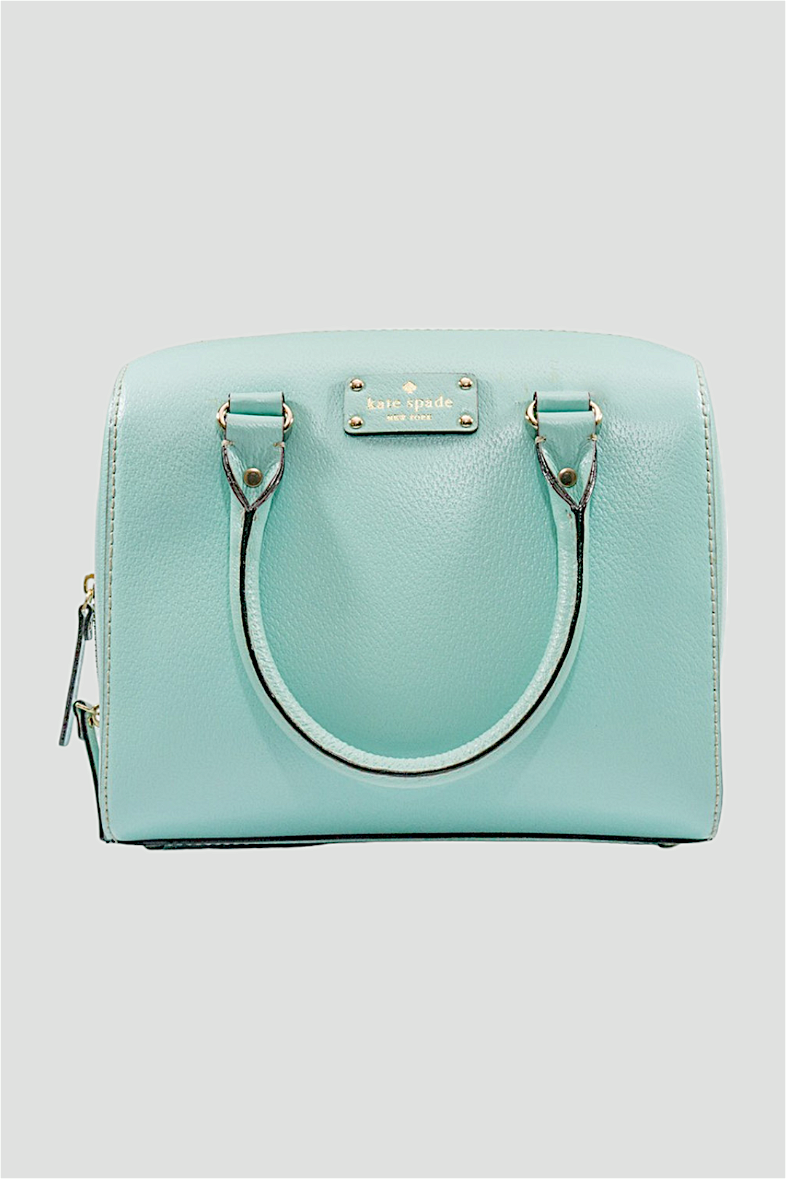 Buy Mint Green Pebbled Leather Handbag Kate Spade GlamCorner