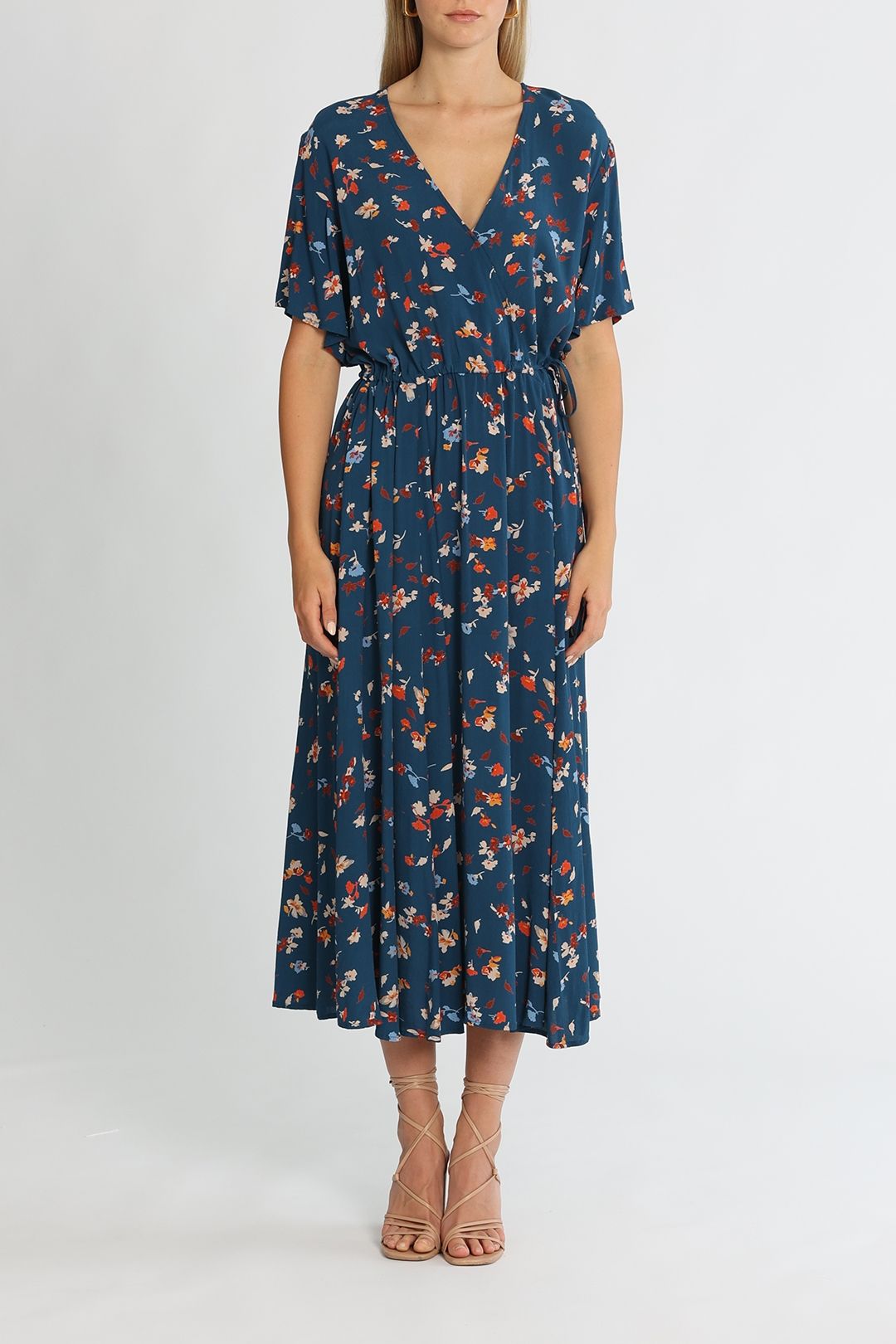 fallen flowers midi dress Falling Leaf Midi (Plum)