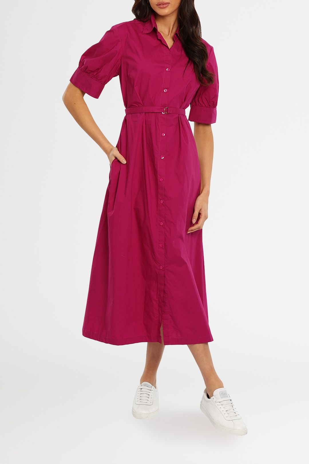 Wardrobe Deals Kate Sylvester Red Dress Strappy Drawstring Waist